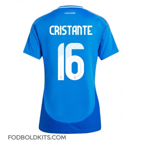 Italien Bryan Cristante #16 Hjemmebanetrøje Dame EM 2024 Kortærmet